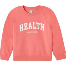 Çocuklar Için Rahat Ivy Yaka Sweatshirt