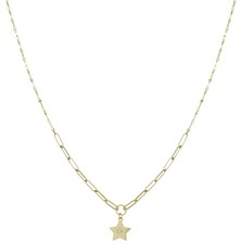 T51 Tuğrul Altın Altın Yıldız Kolye T074235