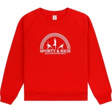 Çocuklar Için Fitness Gruplu Sweatshirt