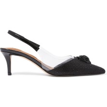 Şık ve Rahat 65 cm Topuklu Slingback Ayakkabı