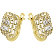 T51 Tuğrul Altın Altın Baget Küpe T075003