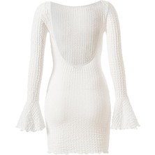 Fleur Dress Sırtı Açık Mini Elbise