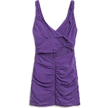 Drapeli Cutout Elbise IS1250002326017