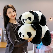 Yan123 35 cm Sevimli Dev Panda Erkek Peluş Oyuncak Bebek Yastık Hediye (Yurt Dışından)
