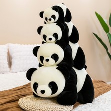 Yan123 35 cm Sevimli Dev Panda Erkek Peluş Oyuncak Bebek Yastık Hediye (Yurt Dışından)