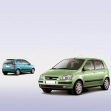 Hyundai Getz 2003-2011 Sol Sürücü Tarafı Güneşlik Gri Renk