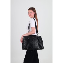 Sevil Collection Sevil Coolection Anne Bebek Bakım Çantası  Goldı Deri  Geniş Omuz Askılı Çanta
