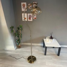 Cam Bal Rengi Lambader Eskitme S Gövde Modern Metal Oturma Odası