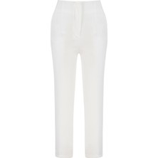 Armine Pens Detaylı Pantolon 25YH2518 Ekru