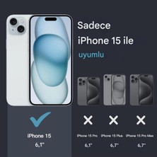 Mtl Apple iPhone 15 Şeffaf Magsafe Kılıf Mtl Aksesuar