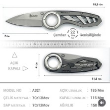 Columbia Delikli Çakı Siyah