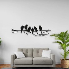 Abronya Salon Duvar Aksesuarları Kuş Temalı Duvar Dekoru