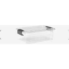 Lock&keep Box 1,20 L Dünya Plastik Saklama Kabı ve Saklama Kutusu 1.2 L 203X141X66 mm