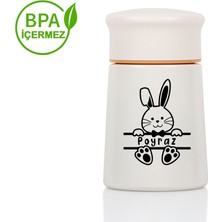 Hopeful Design Kişiye Özel 280ML Bebek Mama Saklama Termosu Paslanmaz Çelik Termos