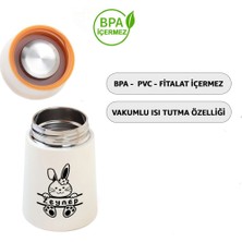 Hopeful Design Kişiye Özel 280ML Bebek Mama Saklama Termosu Paslanmaz Çelik Termos
