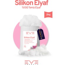 Yastık Yorgan Oyuncak Dolum Malzemesi Antialerjik Yapışmaz 1.Kalite %100 Temiz Silikon Elyaf 2 Kg