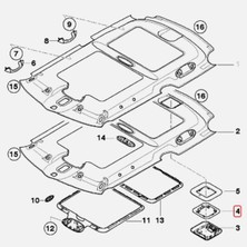 Bmw E46 Uyumlu Alarm Sensörü Braketi