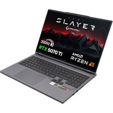 Game Garaj Slayer R9T3D-5070TI C1 Amd Ryzen 9 9955HX3D 32GB Ram 1tb SSD RTX5070TI 16" Qhd IPS 300Hz Freedos Taşınabilir Bilgisayar