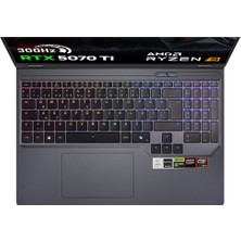 Game Garaj Slayer R9T3D-5070TI C1 Amd Ryzen 9 9955HX3D 32GB Ram 1tb SSD RTX5070TI 16" Qhd IPS 300Hz Freedos Taşınabilir Bilgisayar