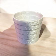 Hacim Ölçüm Kabı Özel Tasarım (25 ml -125 ml Ölçüm Aralığı)