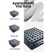 Laboratuvar Vial Standı Vial Rackı Apartman Dizayn (2li Set) Özel Tasarım