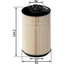 Yakit Filtresi Volvo Tir Feii 07/2006- . Flii 07/2006- Su Ayraçli Kağit Pu 1058X-PE 996-KX 230D Eco Gnzrz