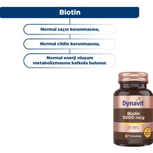Dynavit Biotin 5000 Mcg 100 Tablet