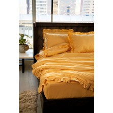 Favora Naturis Premium %100 Pamuk Fırfırlı Çift Kişilik Nevresim Takımı-