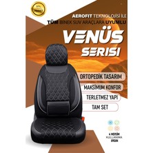 Honda Civic Fb7 (2012-2016) Uyumlu Tam Set Oto Koltuk Kılıfı Venüs Serisi .4