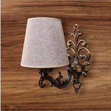 Tekli Elbe Aplik Eskitme Kahve Rengi Şapkalı