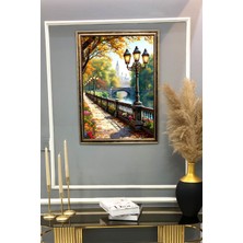 Doğa ve Manzara Desenli Çerçeveli Duvar Tablosu 50X70CM SERENE04