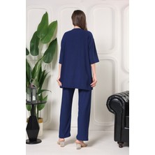 Şık - Kimono Hırkalı Bürümcük Takım Oversize Düşük Kol M - 6xl