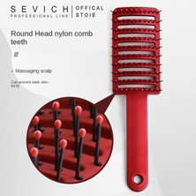 Concerto Beach Sevıch Kız Saç Derisi Masaj Tarak Saç Fırçası Masajı Kadın Islak Kıvırcık Detangle Salon Kuaförlük Için (Yurt Dışından)