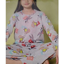 Kızçocuk Desenli Pijama Takımı