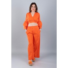 Pamuklu Crop Oranj