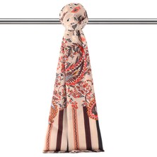 Somon Sarmaşık Desen Soft Şal