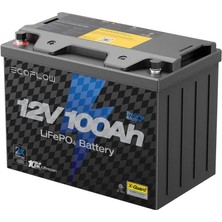 EcoFlow - Lityum 12V 100AH Derin Döngülü Deniz Trolling Motoru Aküsü