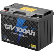 EcoFlow - Lityum 12V 100AH Derin Döngülü Deniz Trolling Motoru Aküsü