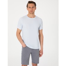 Pierre Cardin Erkek Açık Mavi Slim Fit Tişört 50306802-VR003