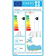 Samsung AR60F12CAAW/SK 12000 Btu Windfree™ Premium Plus Inverter Duvar Tipi Klima