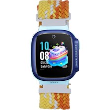 Bilişim Aksesuar Huawei Watch Gt5 41MM Sah KRD-139 18MM Çocuklara Özel Örgü Kordon - Sarı