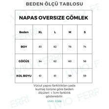 Napas Erkek Oversize Keten Görünümlü Gömlek