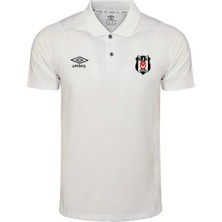 Beşiktaş Umbro Orijinal Beyaz Polo Yaka T-Shırt Ahşap Kutu Hediyeli