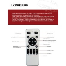 Joysıdea Tavan Vantilatörü & LED Lamba Avize Sarı Işık, Beyaz Işık, Gün Işığı Işık (Salon Tipi)