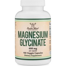Double Wood Magnesium Glycinate 400  mg  180 Kapsül