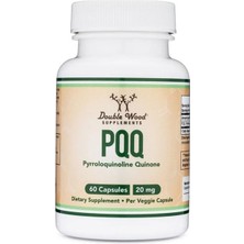 Double Wood Pqq (Pyrroloquinoline Quinone) 20 mg  60 Capsul