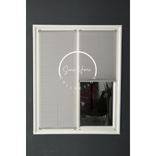 Serin Home Collection Gri Katlanabilir Plise Perde, Cam Balkon Perdeleri, Ofis Perdeleri, Pvc Pencere Perdeleri