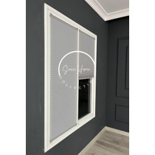 Serin Home Collection Gri Katlanabilir Plise Perde, Cam Balkon Perdeleri, Ofis Perdeleri, Pvc Pencere Perdeleri