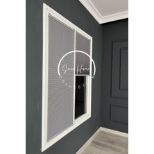 Serin Home Collection Koyu Gri Katlanabilir Plise Perde, Cam Balkon Perdeleri, Ofis Perdeleri, Pvc Pencere Perdeleri