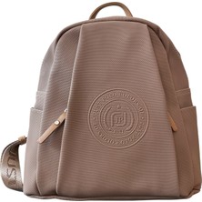 Just Polo Jp6026  Kadın Günlük Fermuarlı  Çok  Bölmeli Orta Boy Sırt Çantası  Ozt6026